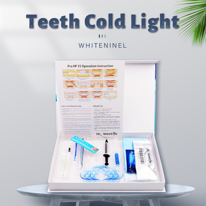 Teeth Whitening Bleaching Kit - 전문 치아 표백 키트 치과 미백