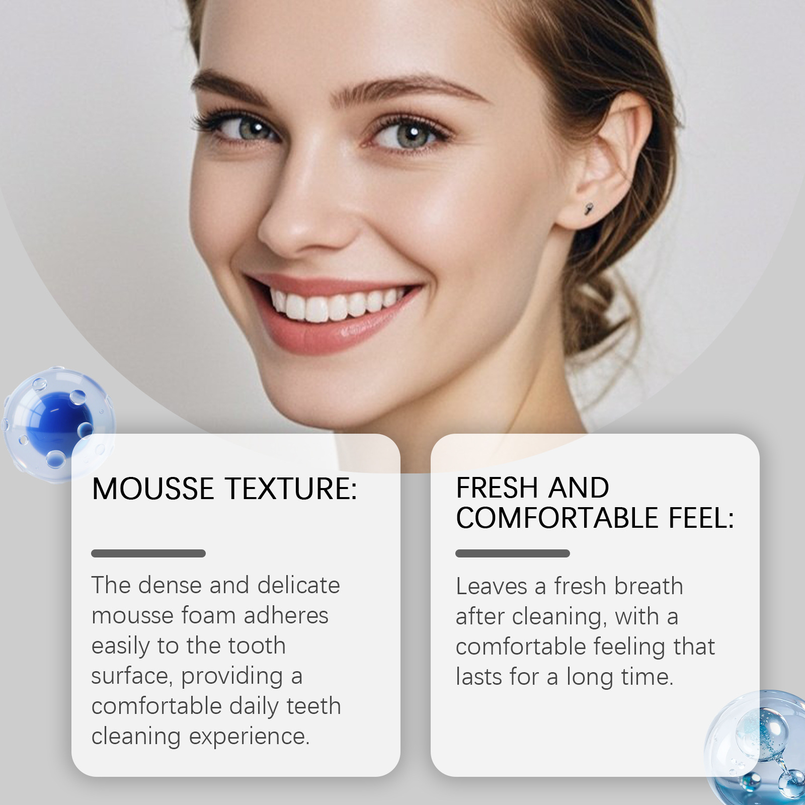 Teeth Whitening Foam Toothpaste - 5D 치아 미백 폼 치약, 누런
