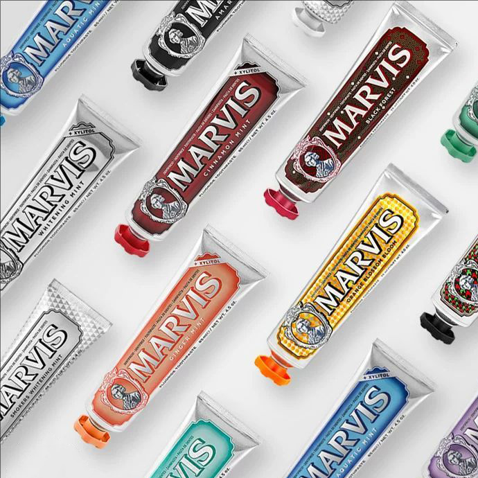 Teeth Whitening Marvis Toothpaste - 마비스 화이트닝 헬트민트 프레쉬 브레스 치약