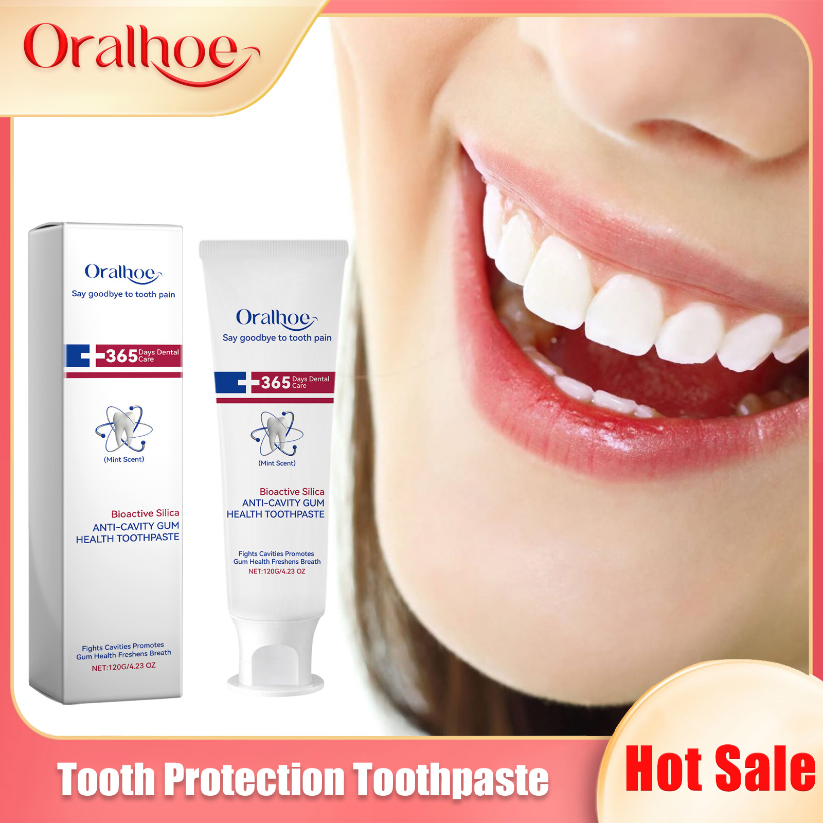 Teeth Whitening Foam Toothpaste - 미백 프로바이오틱스 치약 치과 돌 제거제,
