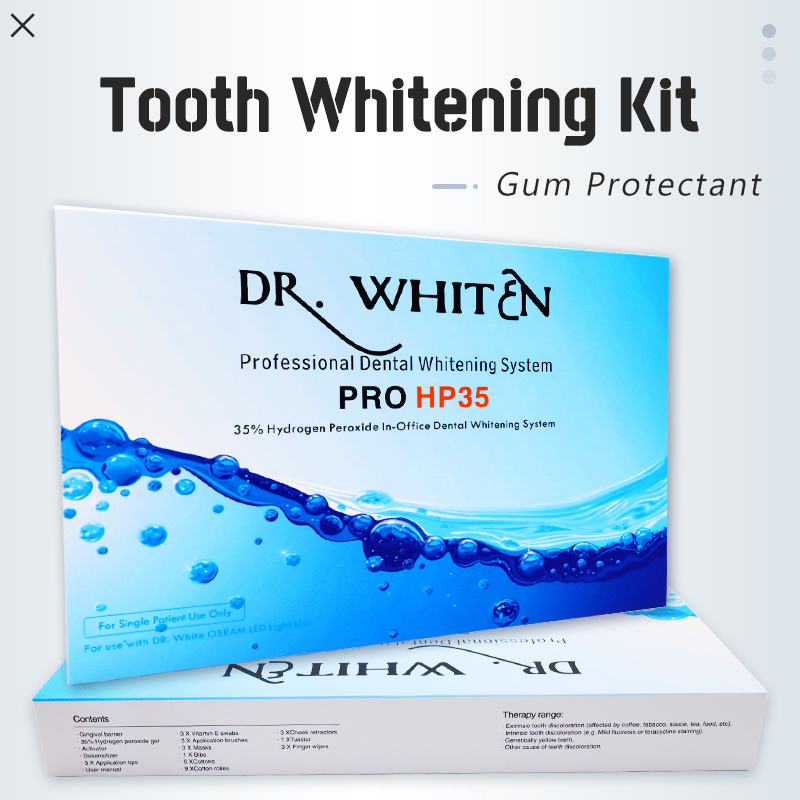 전문 치아 미백 키트 치과 표백 젤 35% 과산화수소  - Teeth Whitening Bleaching Kit 리뷰 및 가격