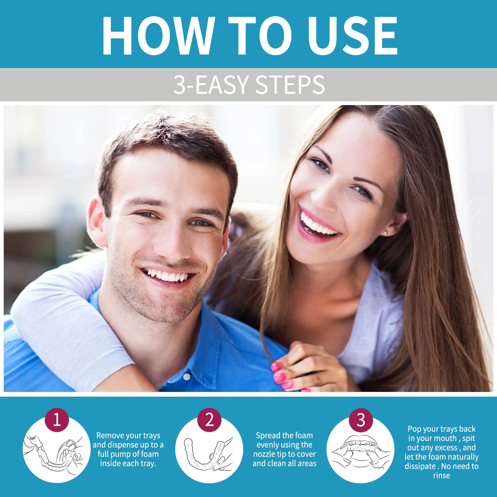 Aligner 틀니 클리너 폼 딥 클리닝 교정기 얼룩  - Teeth Whitening Foam Toothpaste 리뷰 및 가격