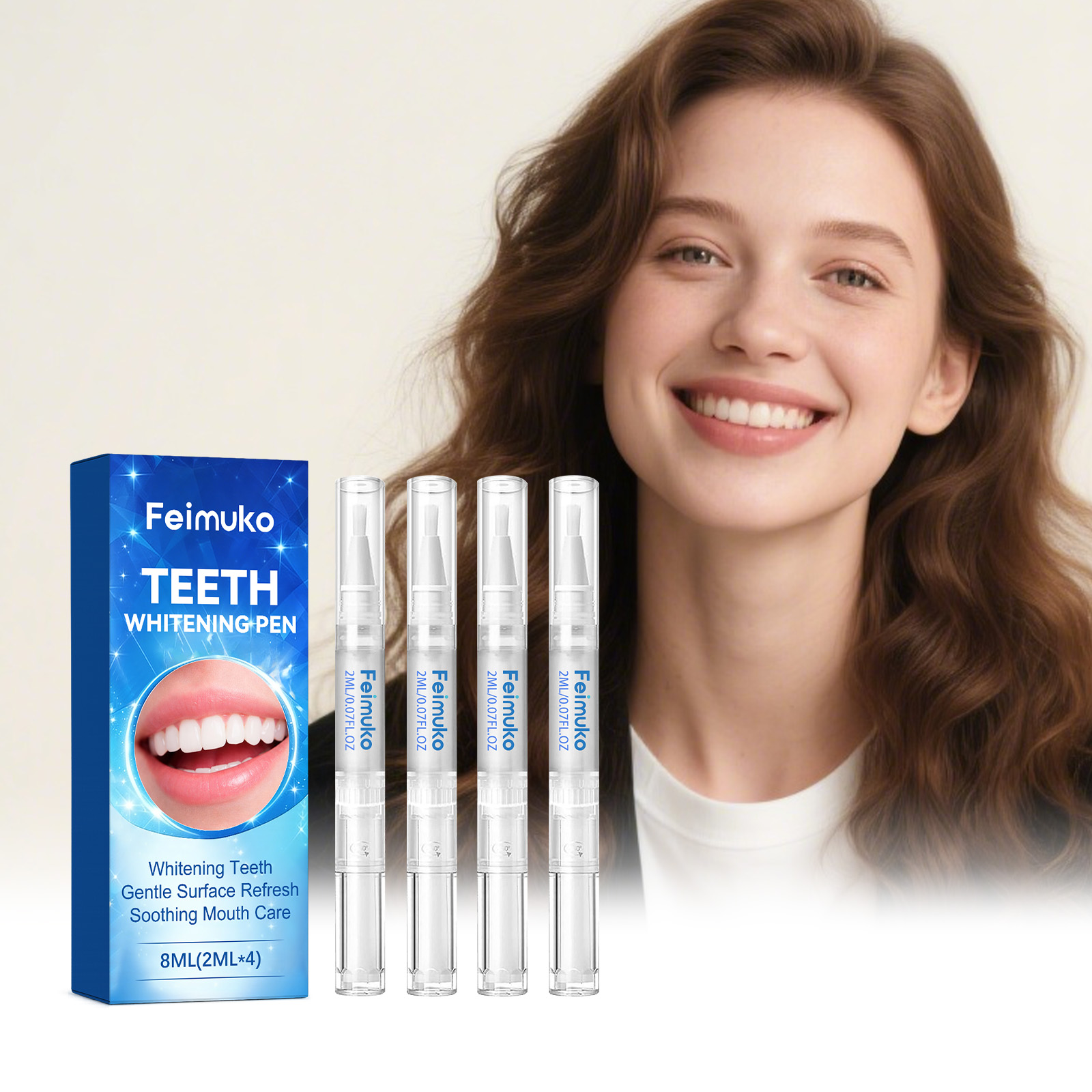 4pcs 치아 미백 젤 펜 얼룩 제거 노란색 치아 표백 - Teeth Whitening Bleaching Kit 리뷰 및 가격