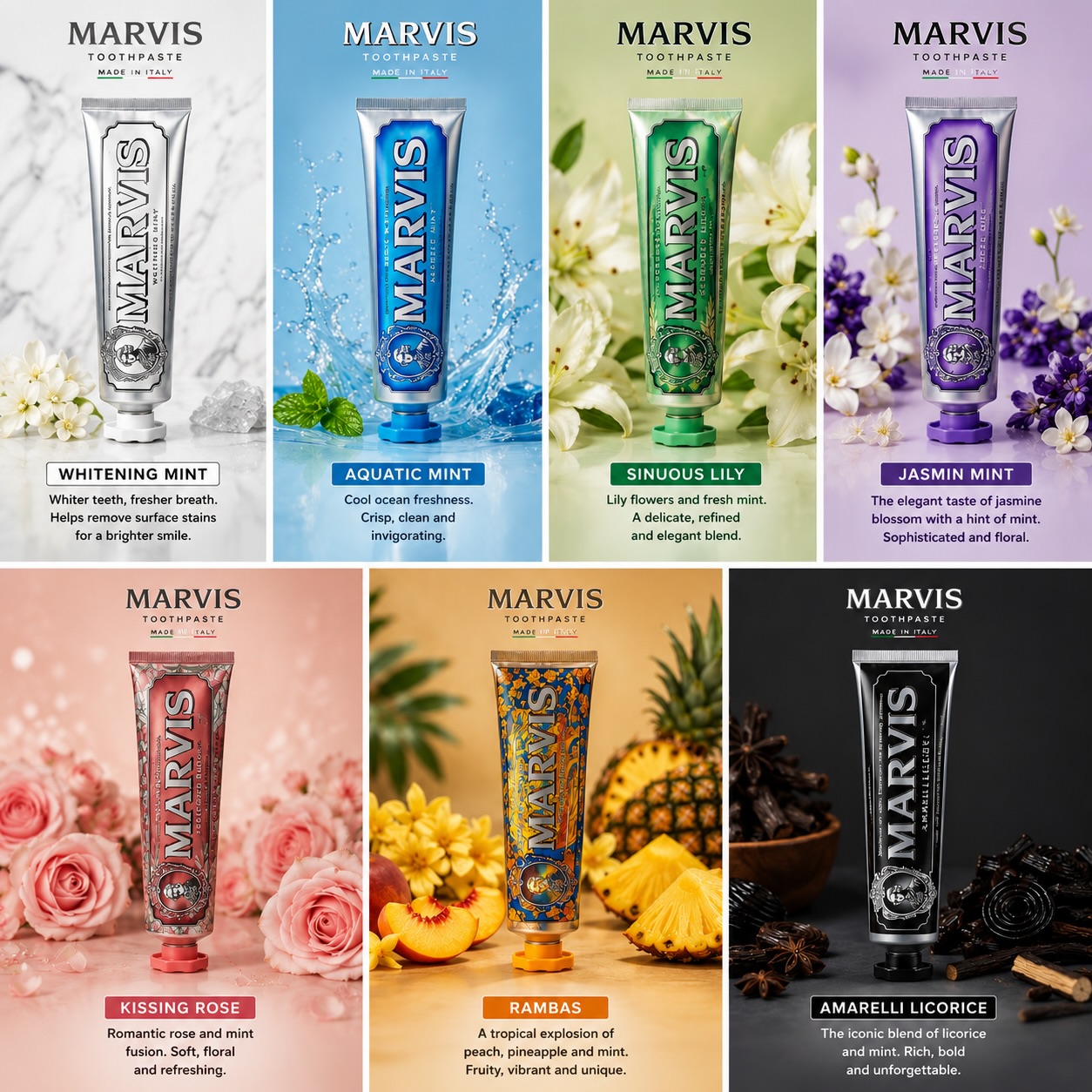 마비스 민트 치약 프리미엄 구강 관리 지속적인 상쾌한  - Teeth Whitening Marvis Toothpaste 리뷰 및 가격
