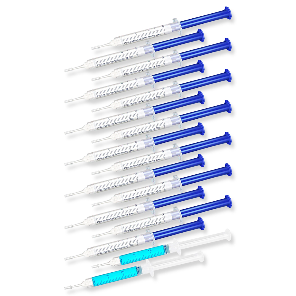 치아 미백 젤 민트향 순한 미백 젤 가정용 간편 사용  - Teeth Whitening Bleaching Kit 리뷰 및 가격