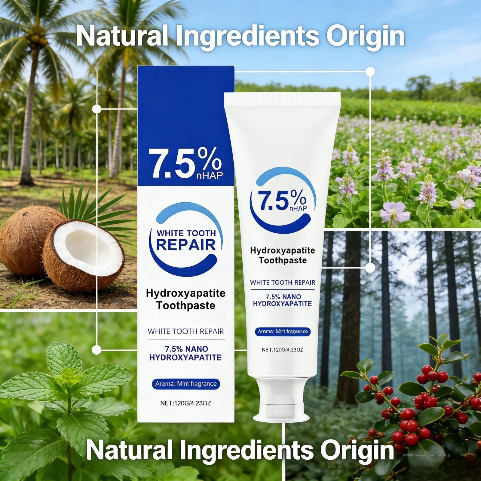 나노 하이드록시아파타이트 치약 - 민트향, 상쾌한 숨결 - Teeth Whitening Foam Toothpaste 리뷰 및 가격