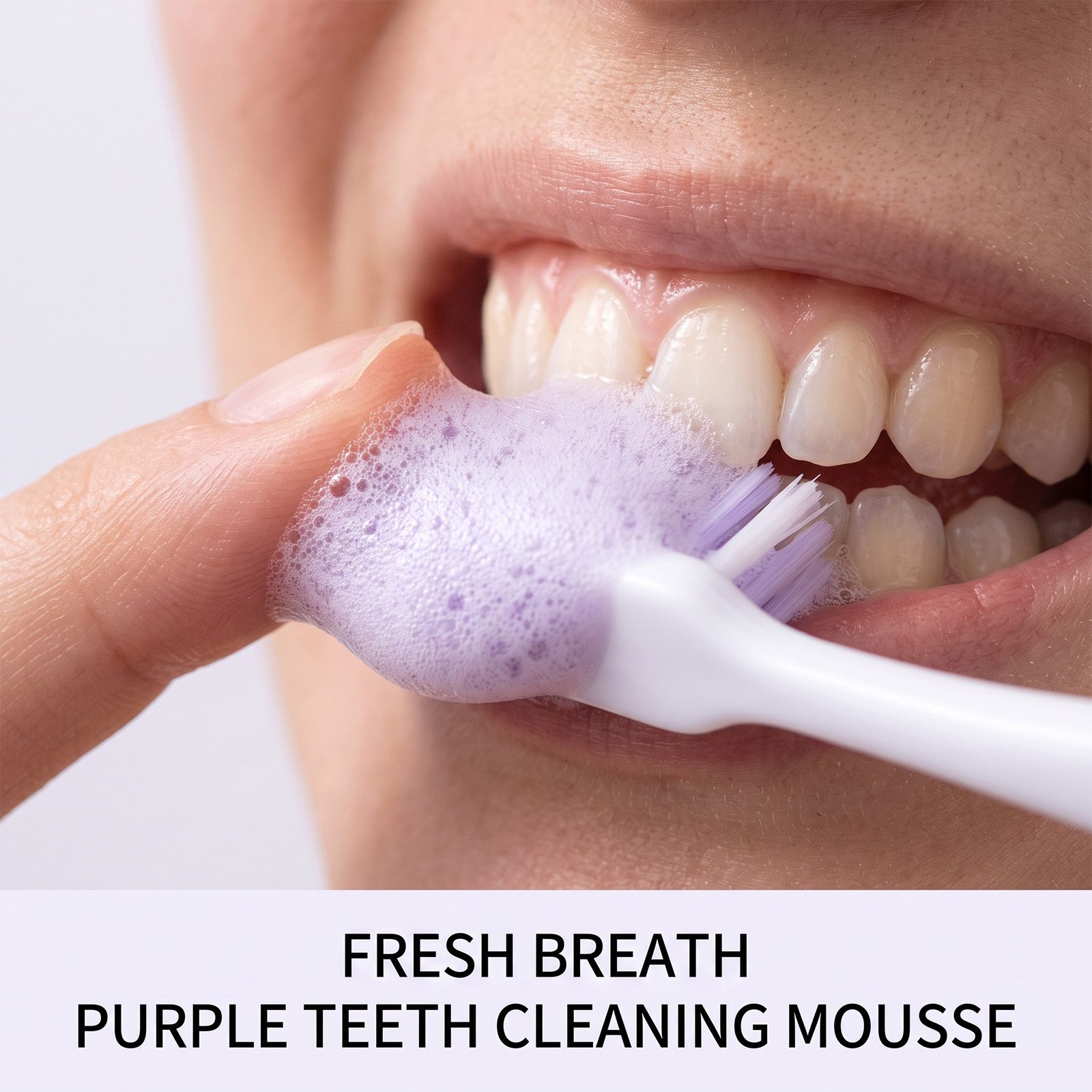 퍼플 치약 무스 폼 순한 미백 효과 상쾌한 숨결 깨끗한 - Teeth Whitening Foam Toothpaste 리뷰 및 가격